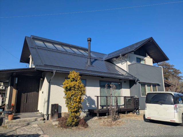 飯田市T邸屋根施工後